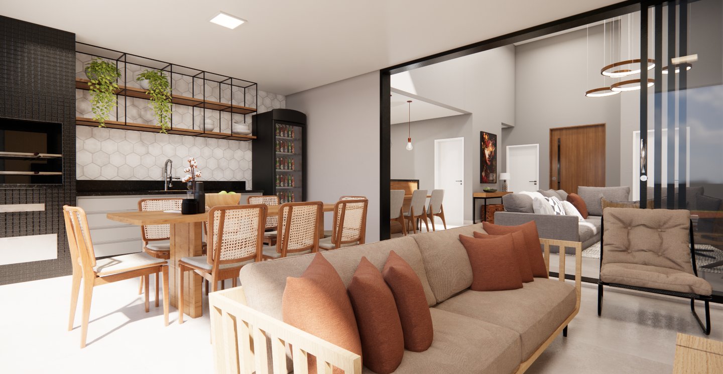 espaço gourmet arquitetura