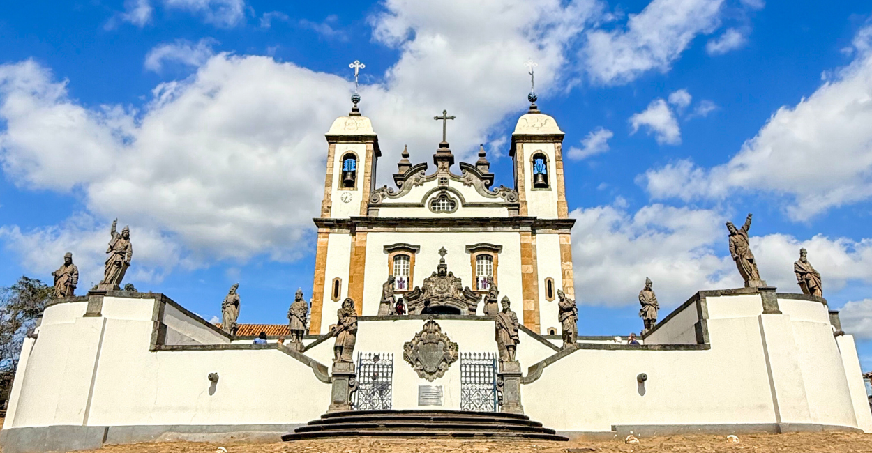 Igreja Matriz com artes de Aleijadinho em Congonhas, Cidade historica e turistica de MG