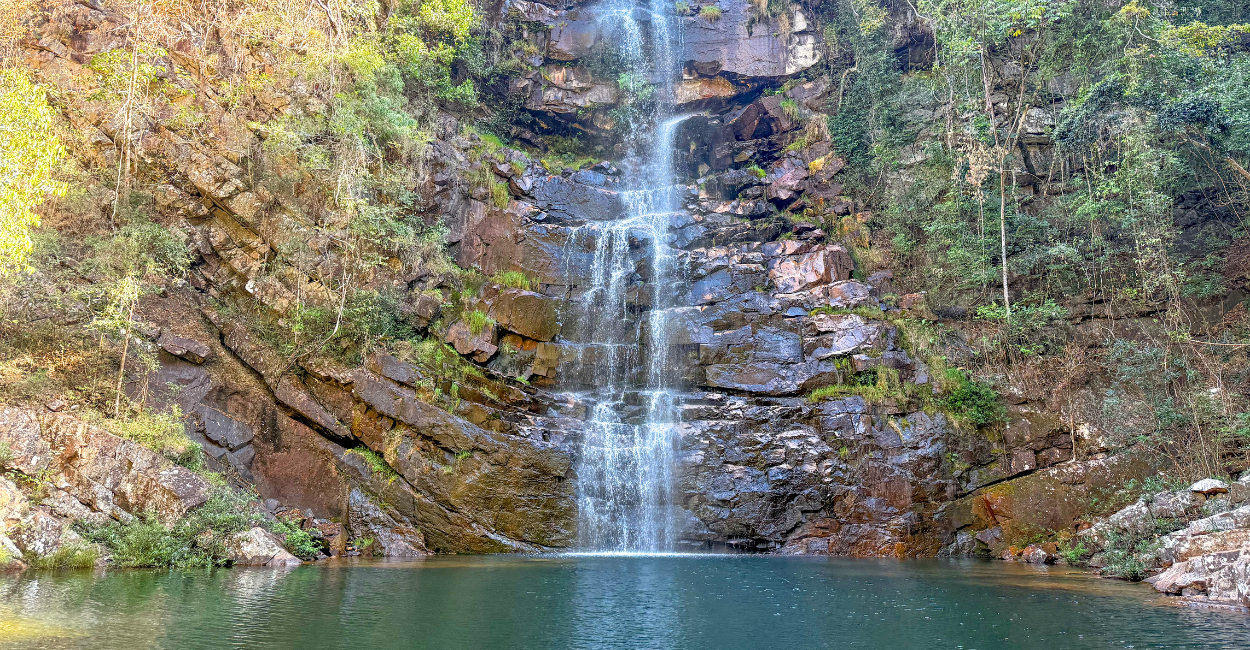 Cachoeira das Fadas, localizada no distrito de Conselheiro Mata, em Diamantina
