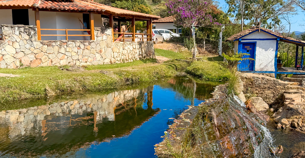 Cachoeira do Comércio, ponto turistico em São Gonçalo do Rio das Pedras, distrito de Serro, MG