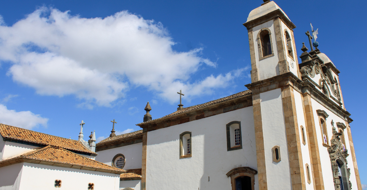Igreja Histórica no Centro Histórico de Congonhas, Cidade Histórica de Minas Gerais