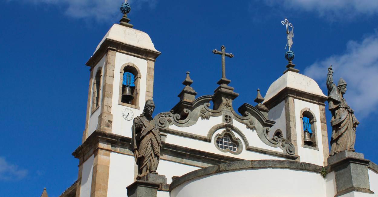 Igreja Histórica com Obras de Arte do Aleijadinho, em Congonhas Minas Gerais