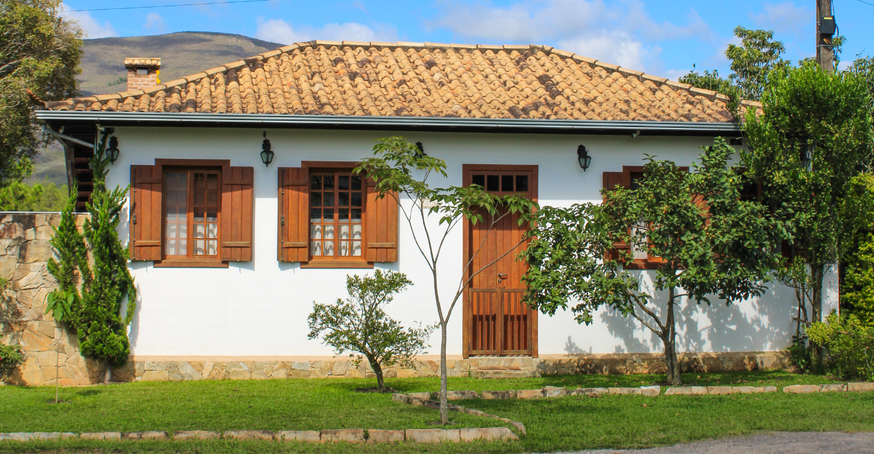 Uma casa histórica no distrito de chapada de Ouro Preto, destino de viagem em MG