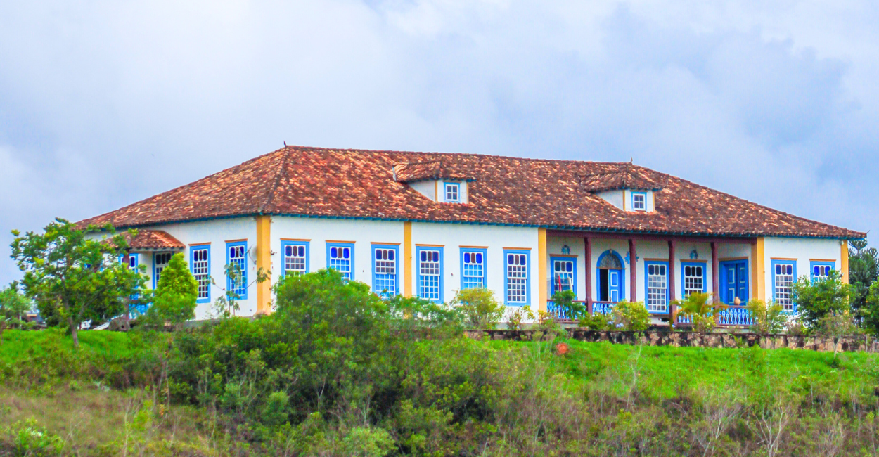 Uma casa antiga na cidade histórica e turistica de Tiradentes, MG