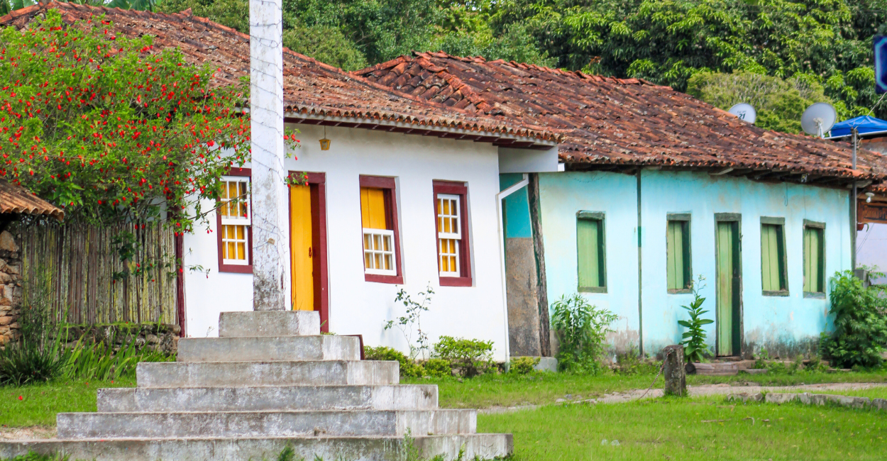 Casas históricas no distrito de Chapada, Ouro Preto Minas Gerais, destino turistico mineiro