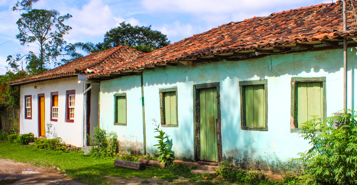 Casas históricas no distrito de Chapada, Ouro Preto Minas Gerais, destino turistico mineiro