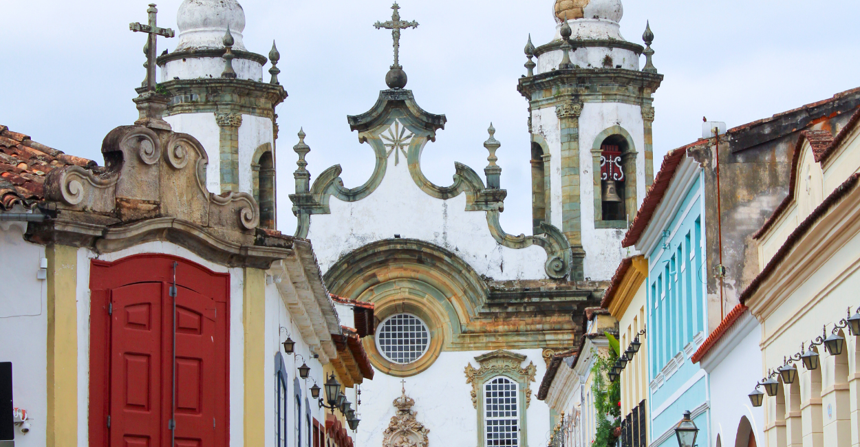 Igreja Histórica no Centro Histórico de São João del Rei, MG