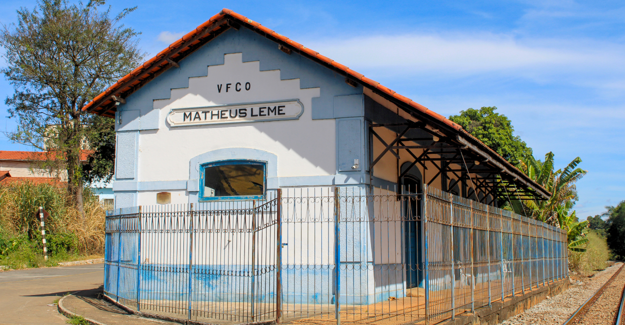 Estação Ferroviária, ponto turistico em Mateus Leme, cidade turistica perto de BH