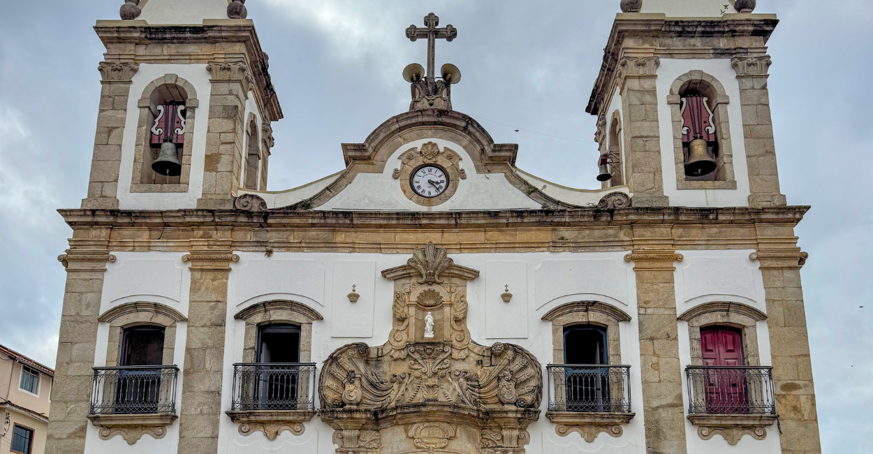 Igreja Matriz no centro turistico de Prados, cidade turistica de Minas Gerais
