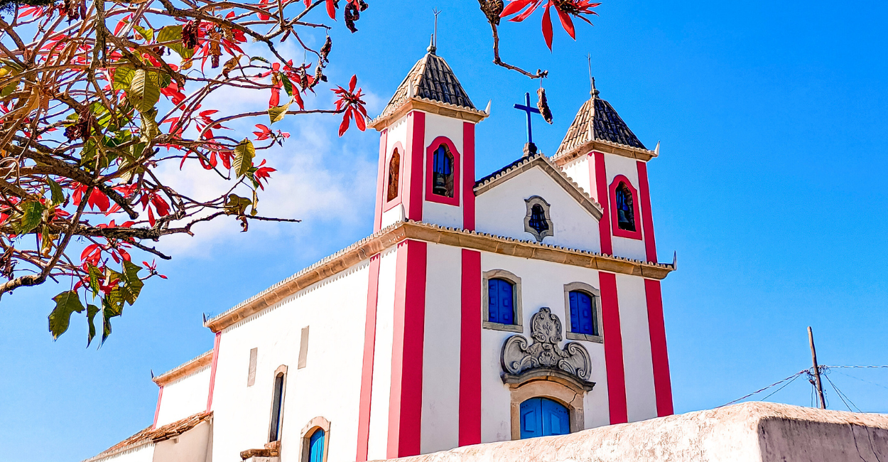 Igreja Histórica no Centro Histórico de Lavras Novas, distrito histórico de Ouro Preto MG