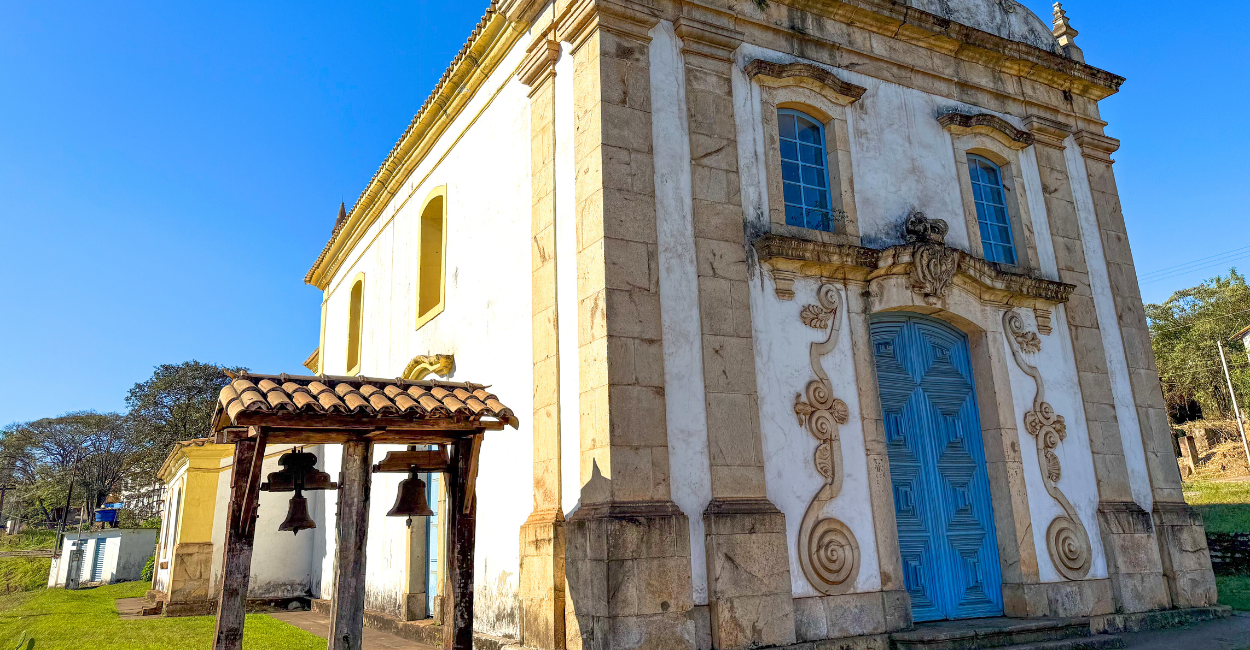 Igreja histórica do periodo colonial em Lobo Leite, distrito historico de Congonhas