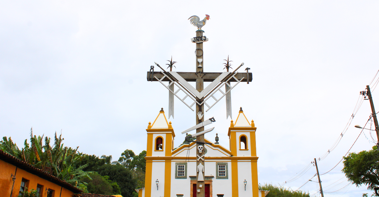 Igreja histórica no centro histórico e turistico de Bichinho, distrito pertinho de Tiradentes MG