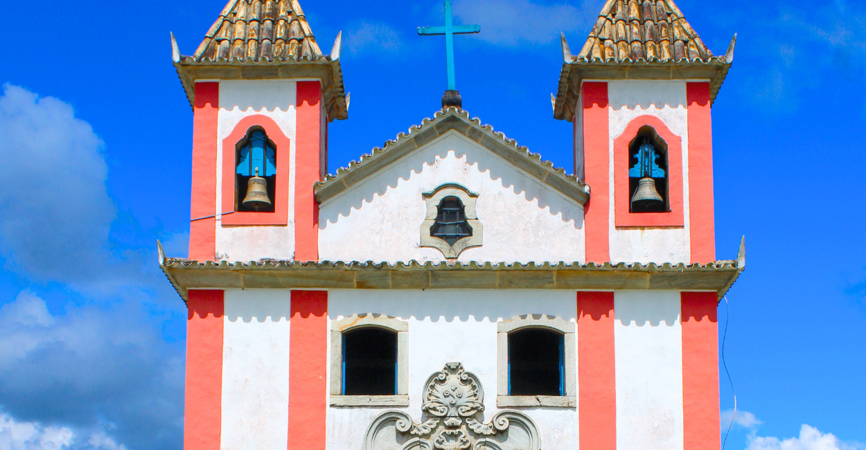 Igreja Matriz de Lavras Novas, distrito turistico de Ouro Preto, Minas Gerais