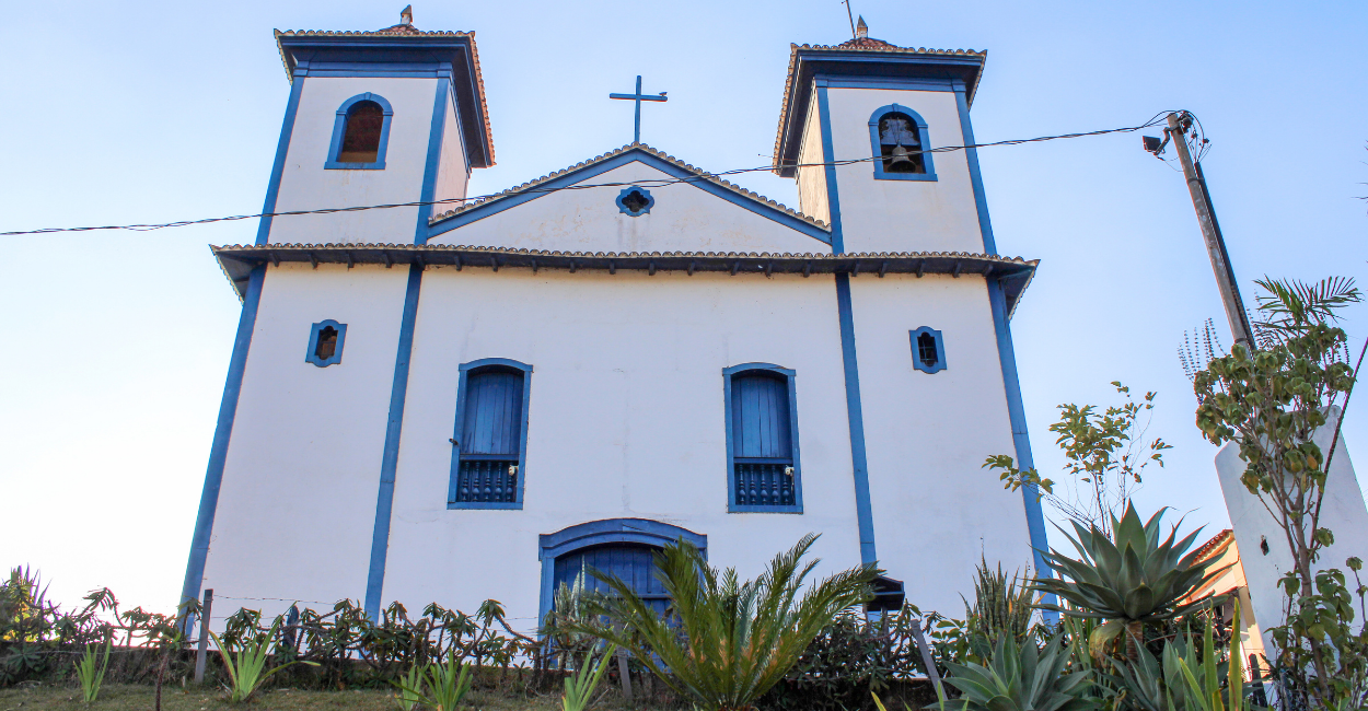 Igreja histórica do periodo barroco em Sabará, cidade turistica de MG