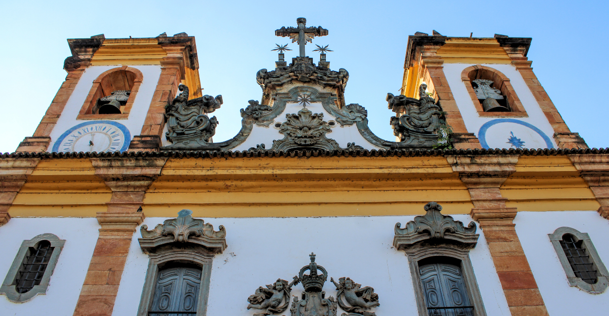 Igreja Nossa Senhora do Carmo, no centro histórico e turistico de Sabará