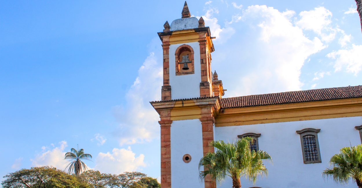 Igreja Nossa Senhora do Carmo, no centro histórico e turistico de Sabará