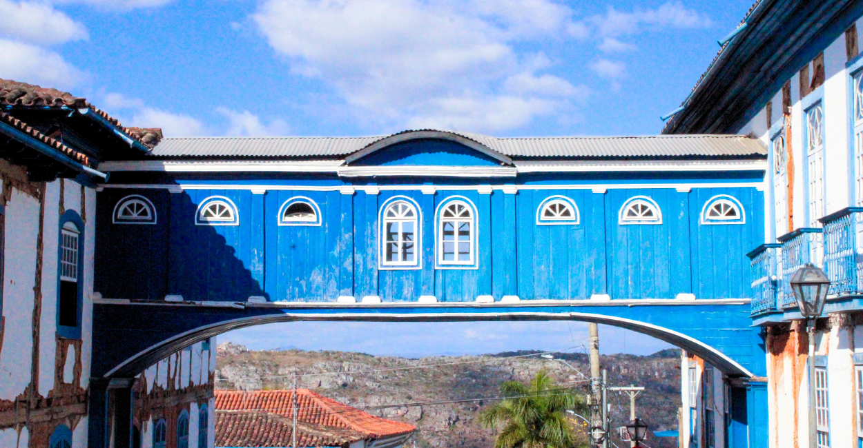 Passo da passadiço em Diamantina, Minas Gerais