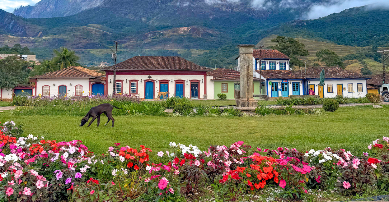 Centro histórico e turistico de Catas Altas, cidade muito visitada em Minas Gerais