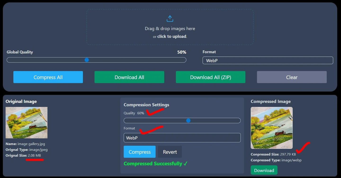 how to compress image online free? step by step guide in 2025