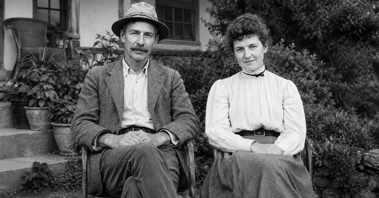 Jim Corbett with Elder Sister Maggi