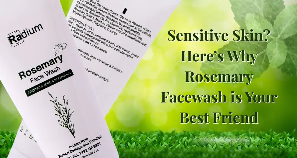 rosemary facewash is your best friend