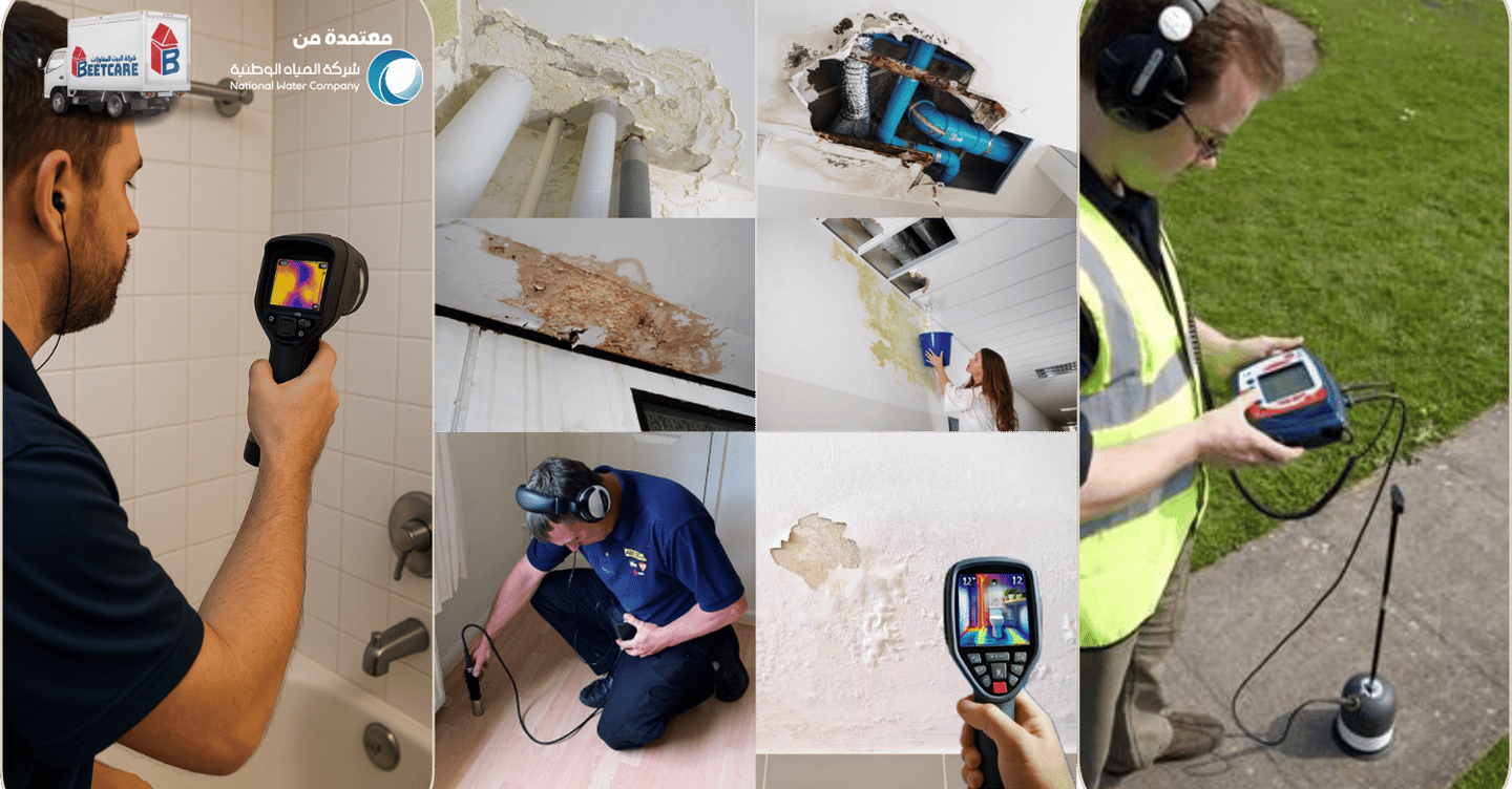 كشف تسربات المياه بالدمام بدون تكسير مع الصيانة