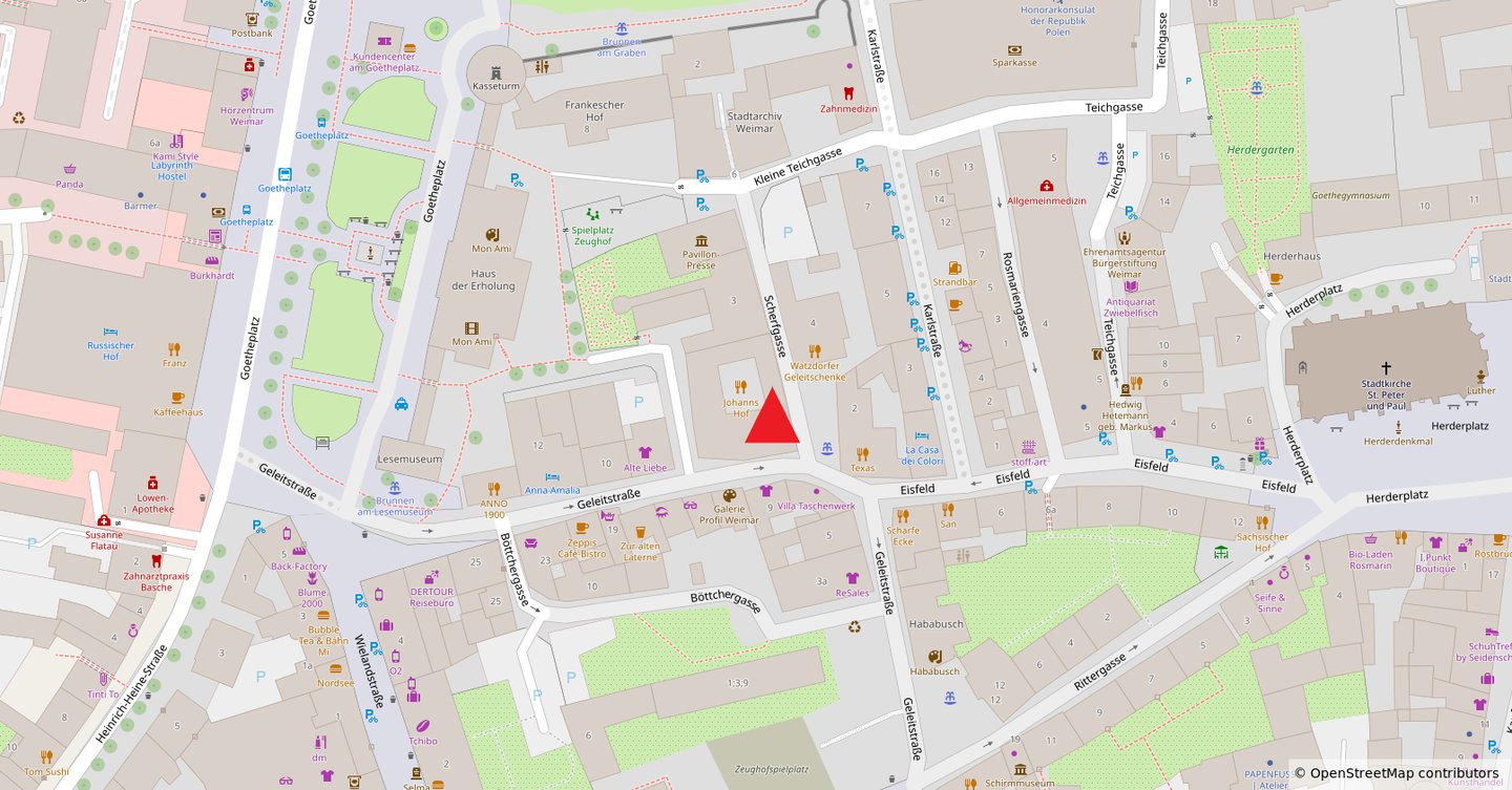 Kartenansicht des Praxis-Standortes