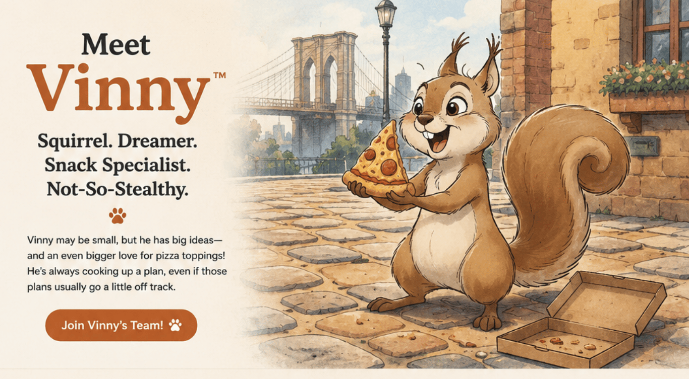 Vinny, Brooklyn's tiny rockstar, Salz & Peppa children's book