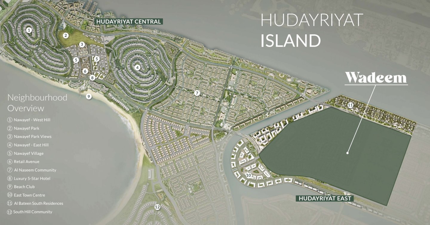 Al hudayriat map