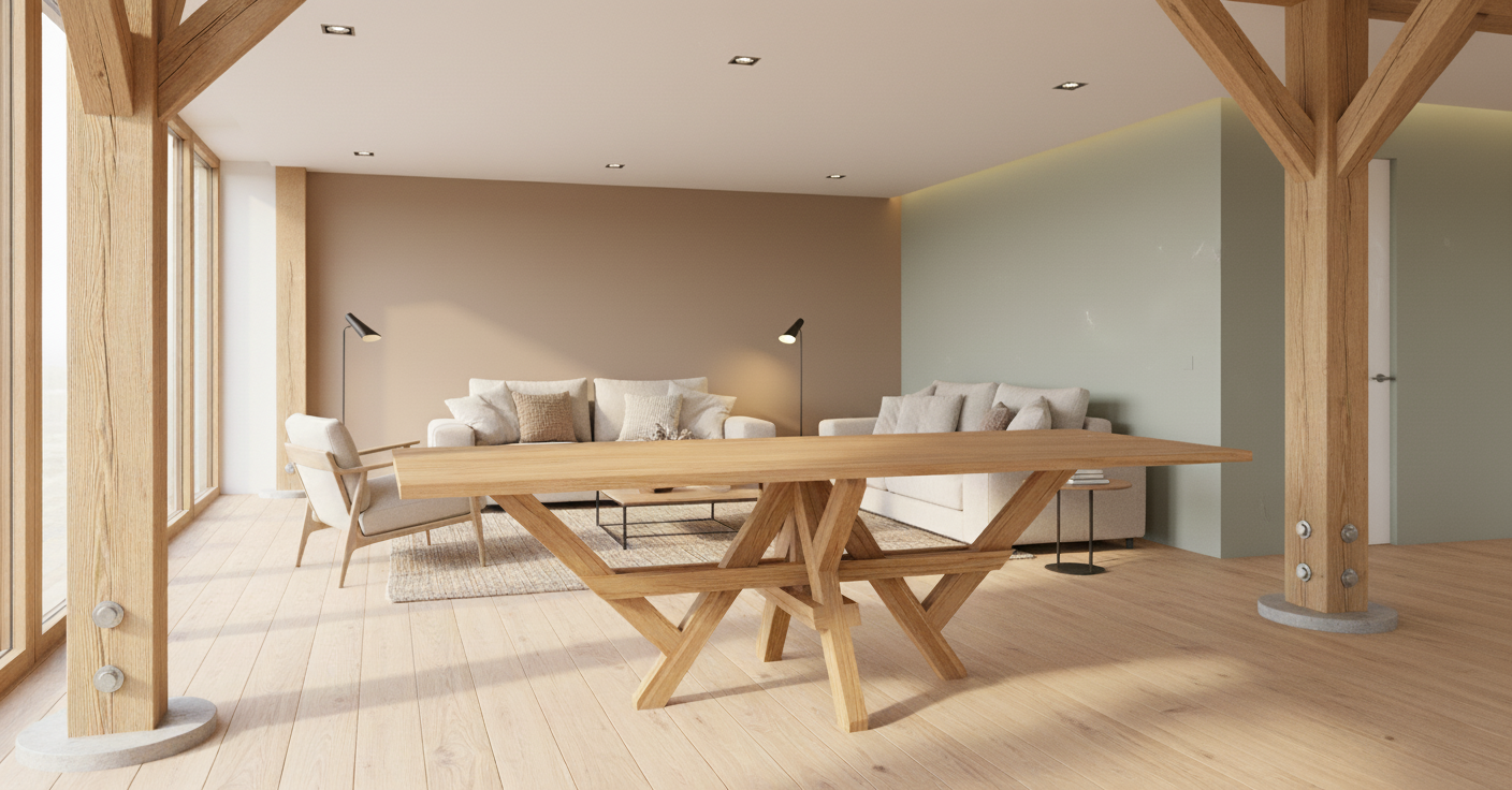 Pied de table moderne