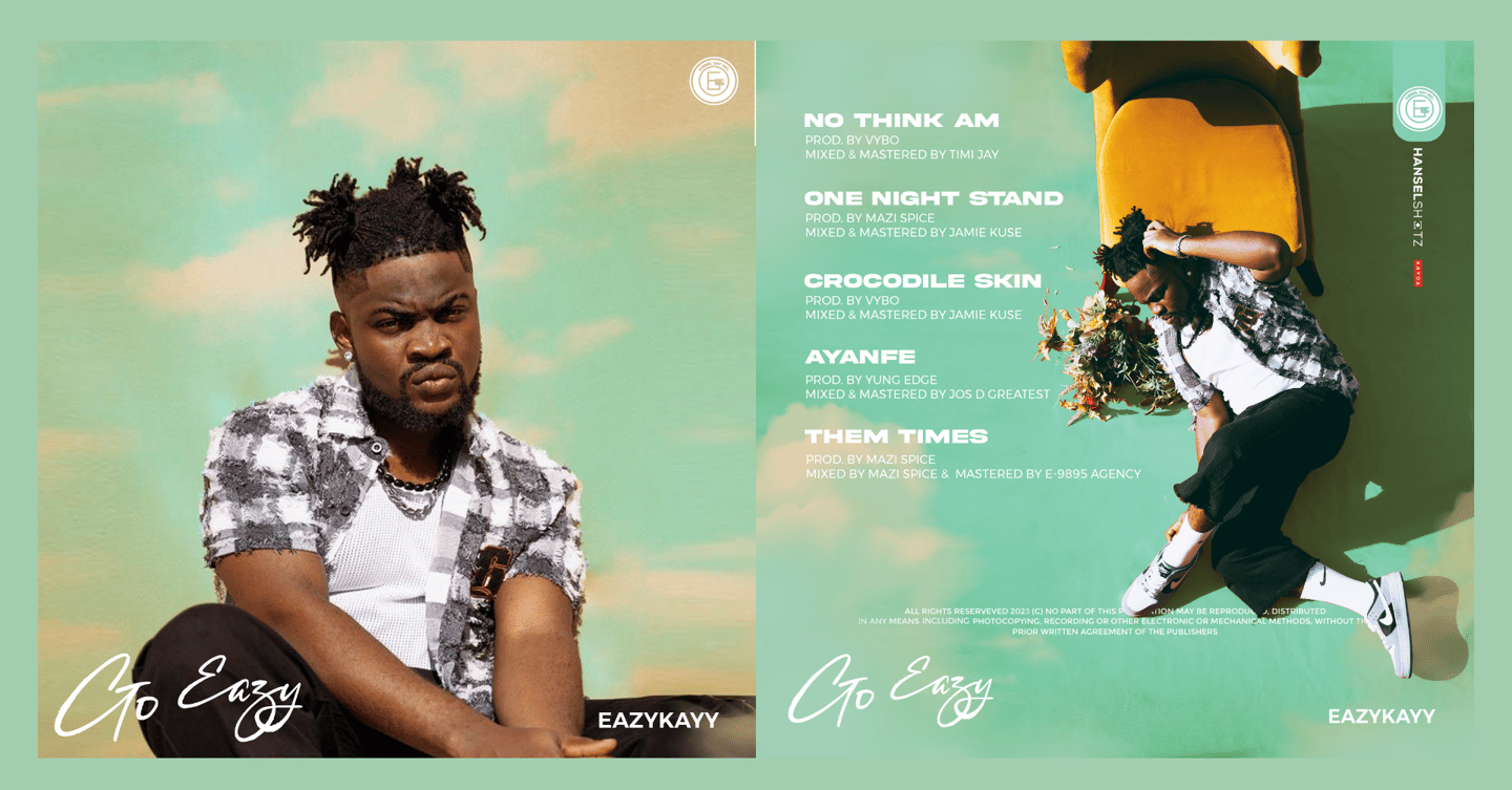 AfroBeats Go Eazy EP cover art inner child youth NWTS inspo singlet patchwork tee Go Eazy EP you