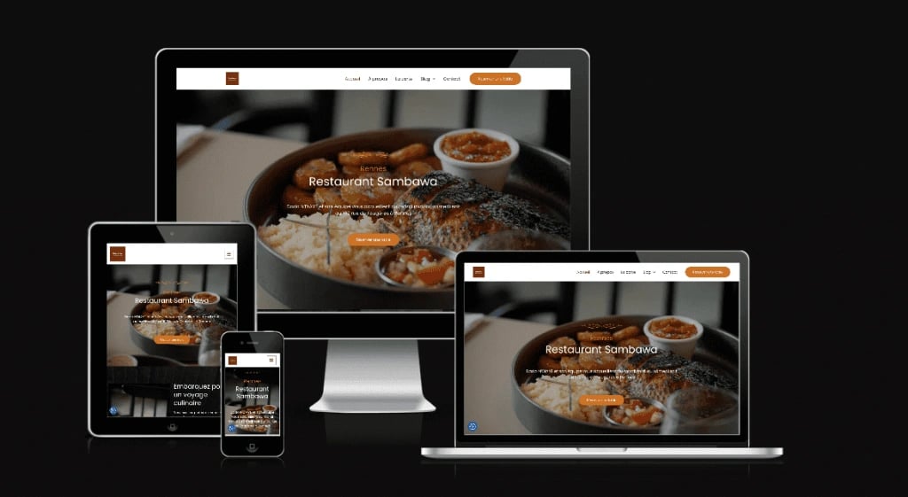 site web restaurant sambawa