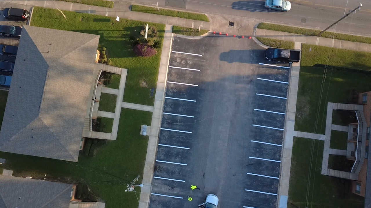Line Striping by Red Hills Asphalt - Tallahassee, FL