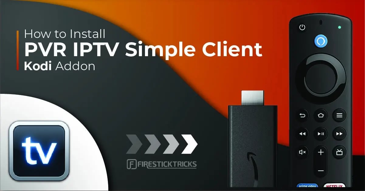 how to install iptv on kodi PVR client