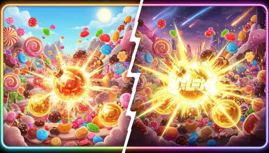 Sweet Bonanza 1000 Game Interface Comparison