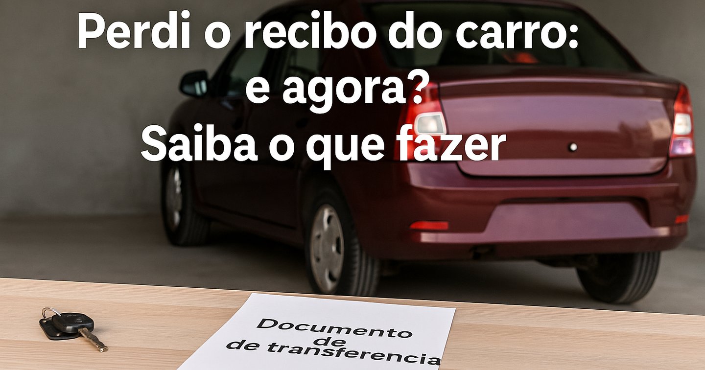 Perdi o recibo do carro: veja o que fazer para não perder a venda | Seu ...