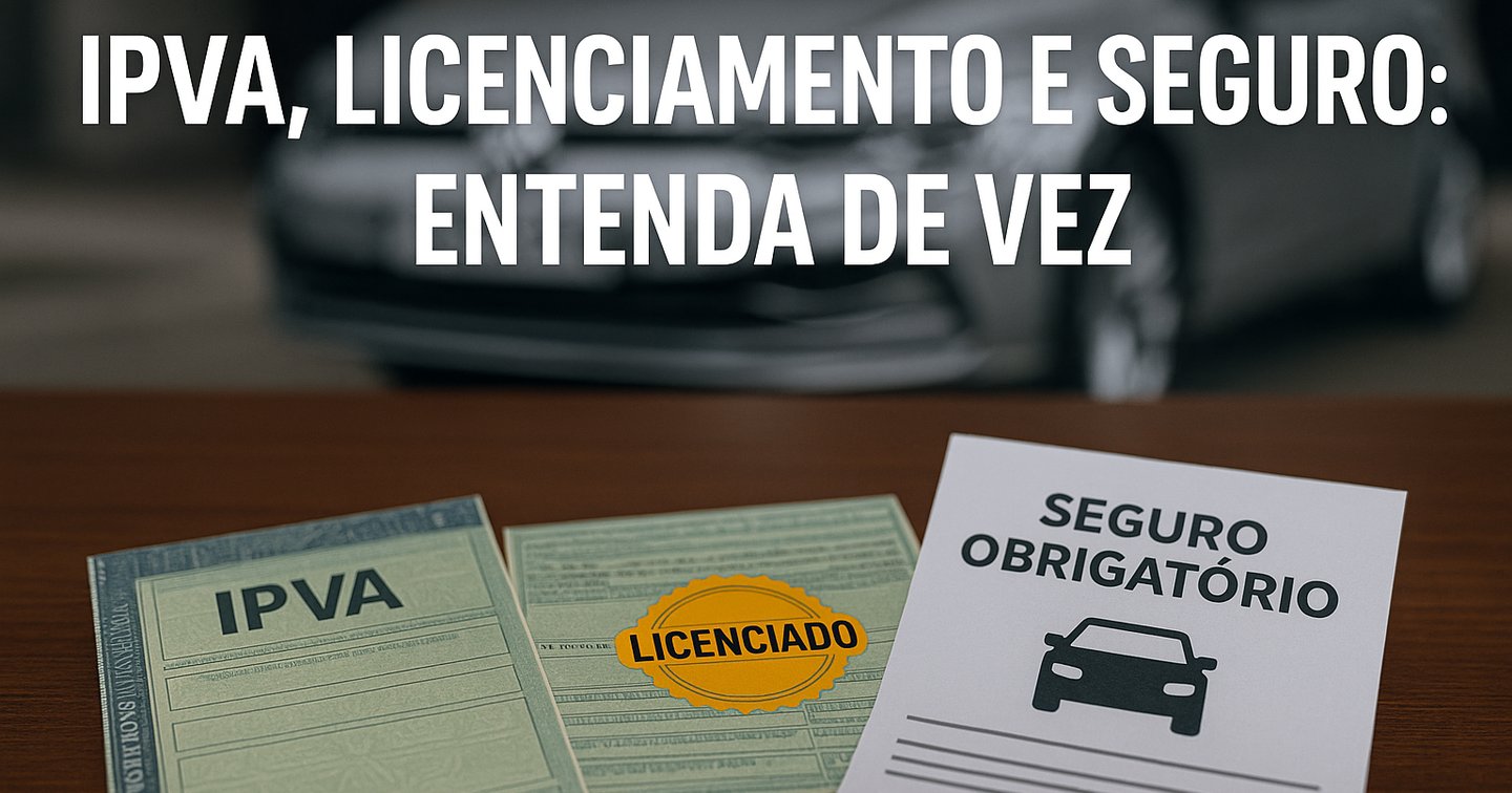 IPVA, licenciamento e seguro obrigatório: entenda a diferença e evite ...