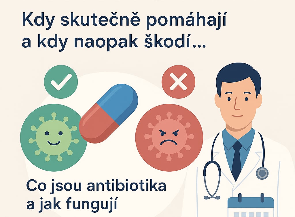 Antibiotika: Kdy skutečně pomáhají a kdy naopak škodí