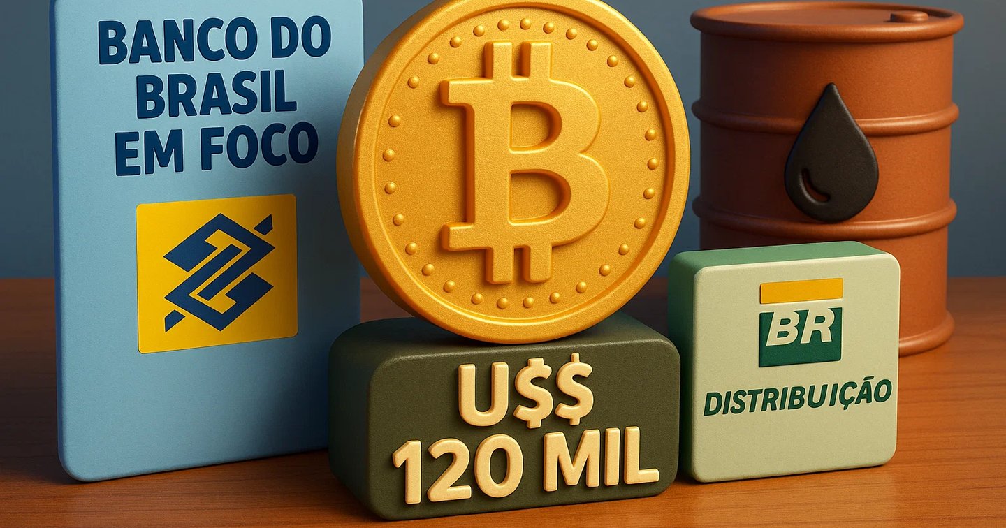 Banco do Brasil em foco, Bitcoin perto de US$ 120 mil e Petrobras de olho  na distribuição: os temas que agitaram o mercado na semana | FEB - Finanças  e Economia do Brasil