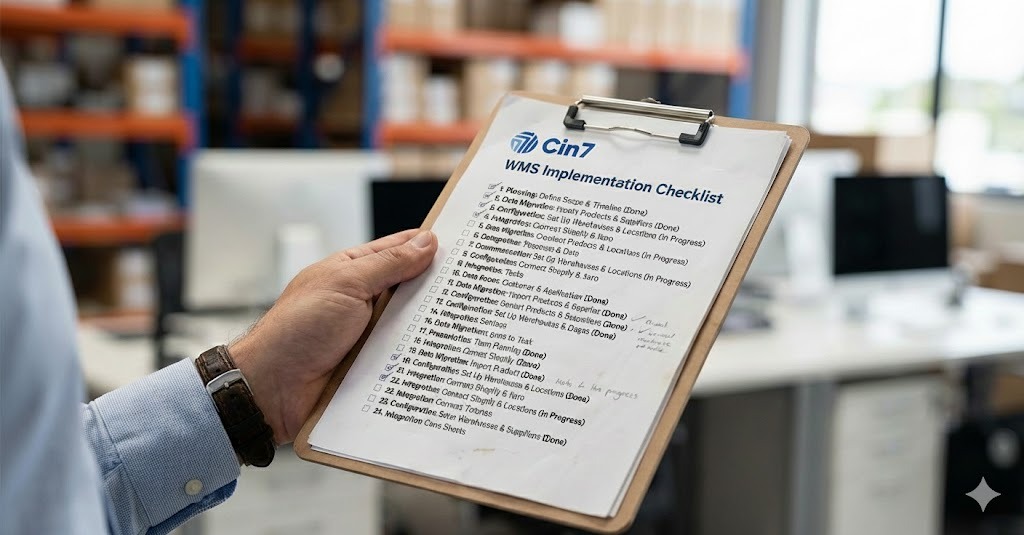 Implementing a WMS implementation checklist for Cin7 | Fiskal