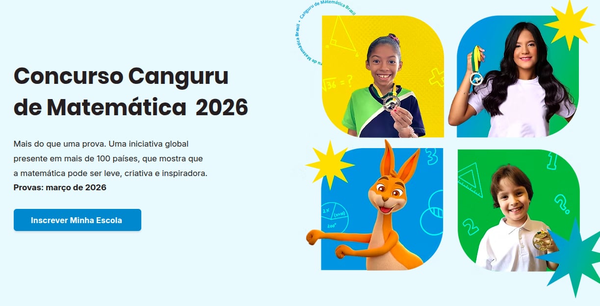 Concurso Canguru de Matemática 2026 abre inscrições | M2
