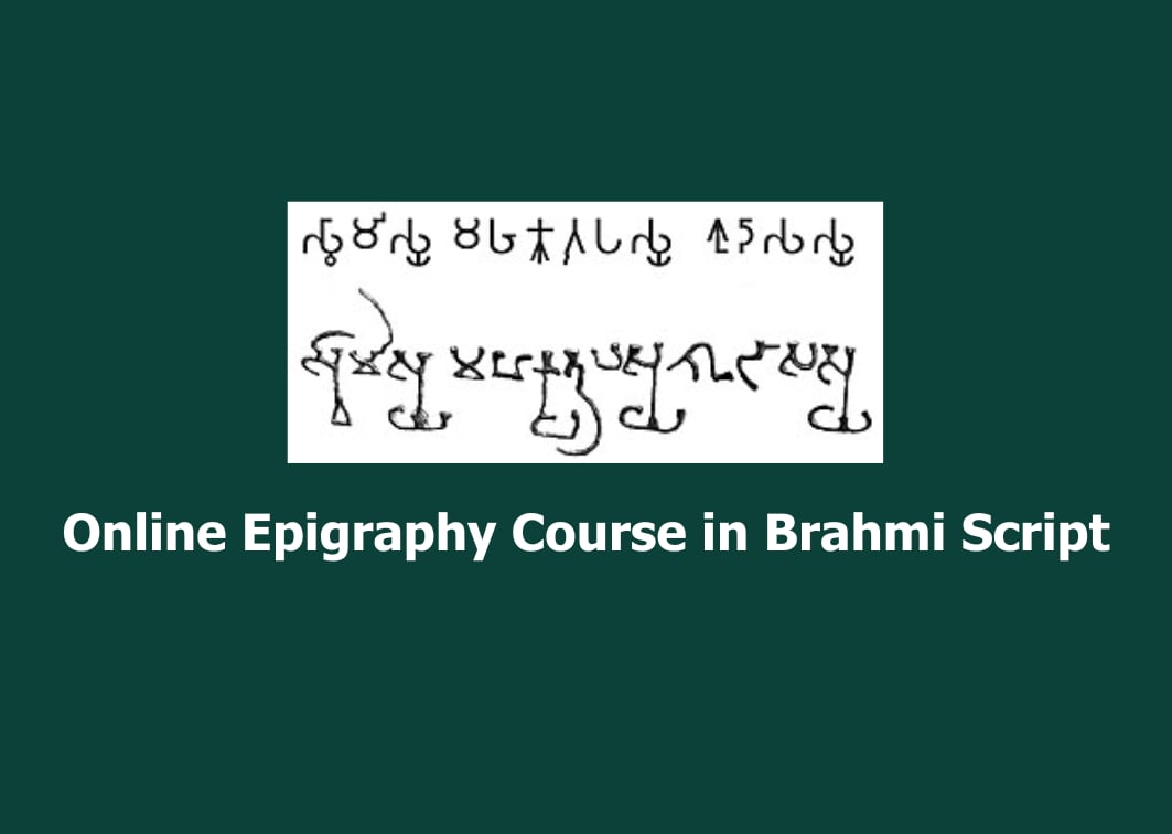 Epigraphy Course on Brahmi Script | Varāhamihira Multidisciplinary ...