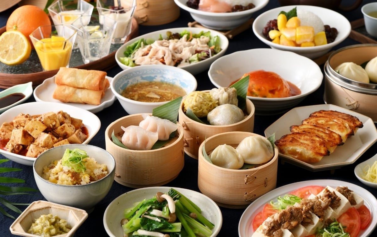 チャイナテーブル(値下げ致しました。) THE BUFFET包包點心で平日ディナーもランチ料金 台湾小籠包など
