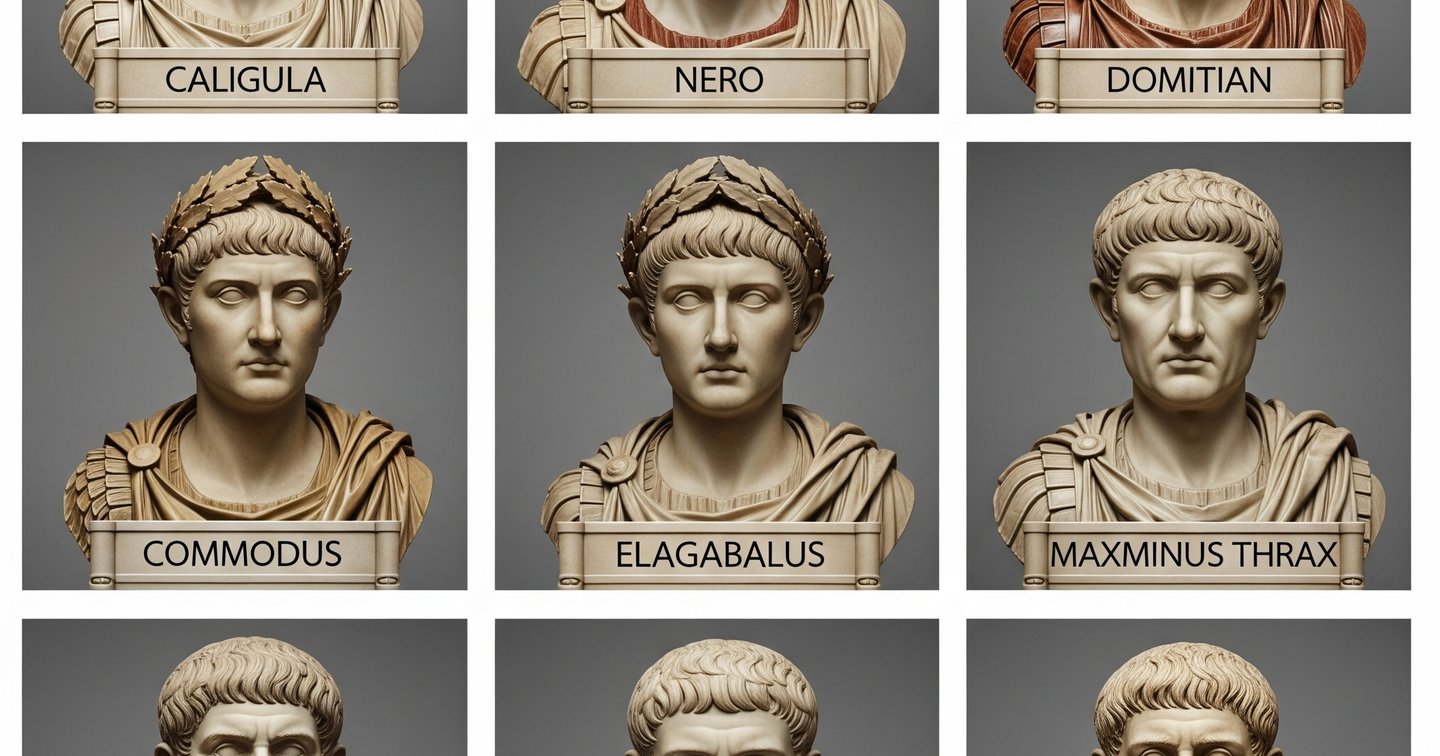 Los Emperadores Más Desquiciados y Tiranos de Roma | reyes cesares  emperadores de Roma, image size:1440x756