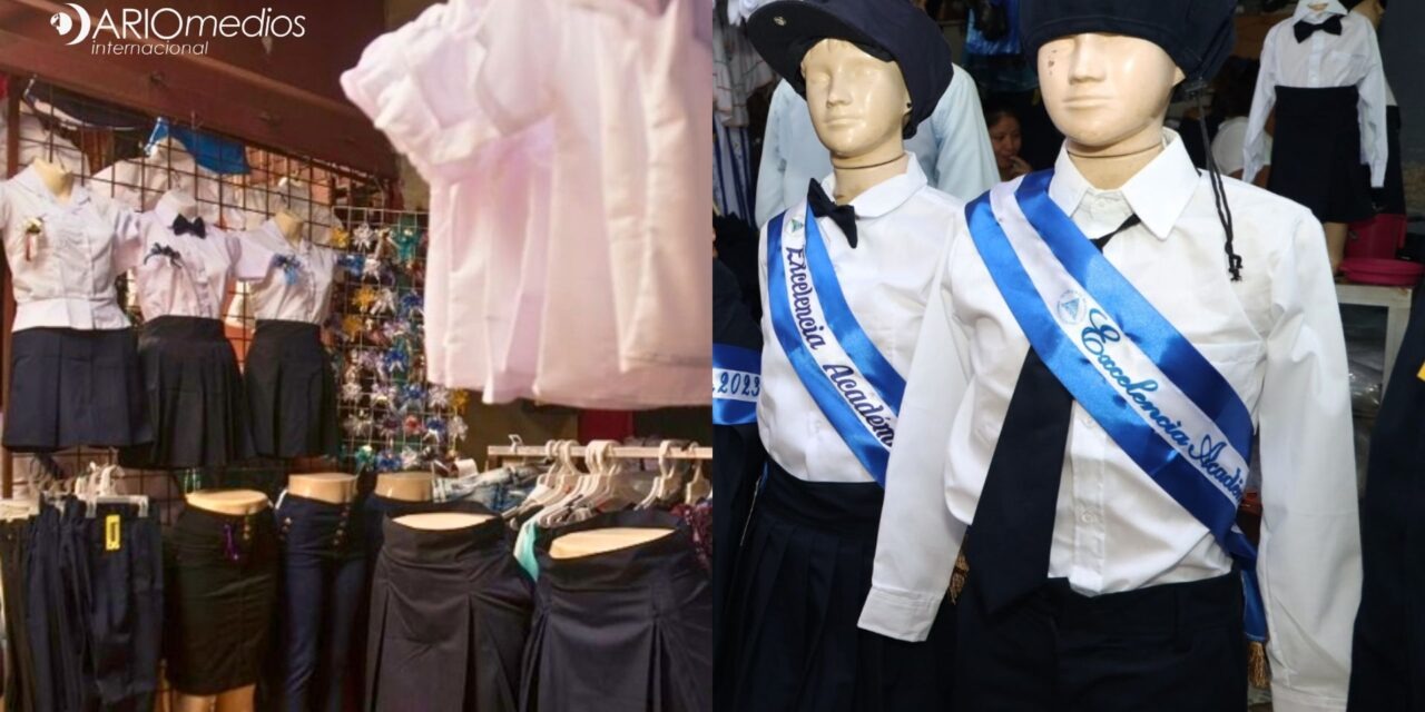 Comerciantes reportan buen ritmo en ventas de uniformes previo a promociones escolares
