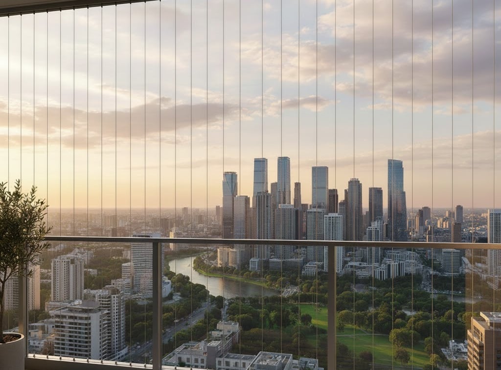 Invisible Grills for Balcony