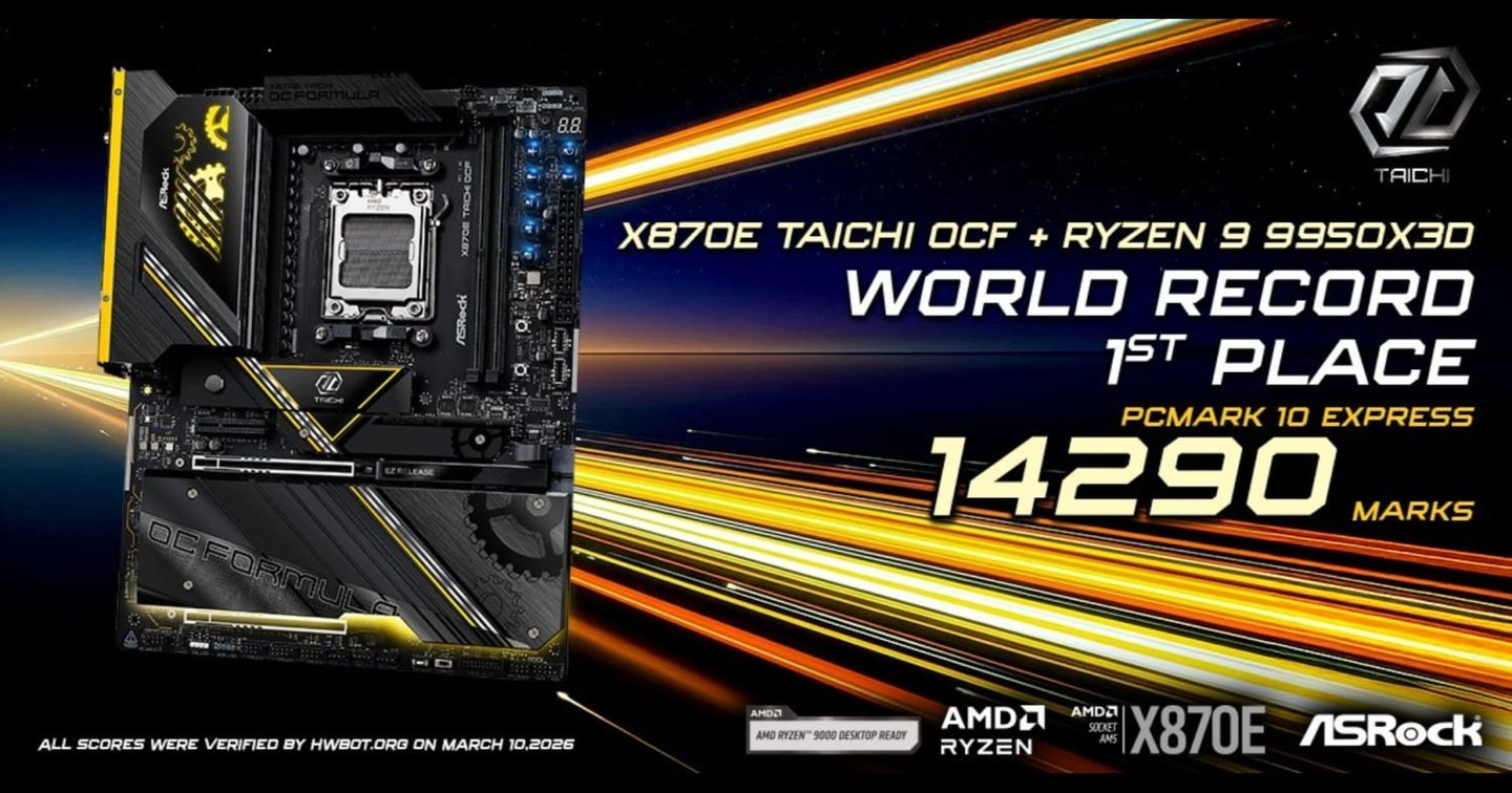 Record mondial CPU : un Ryzen 9 9950X3D poussé à 6,37 GHz | Pax Pc News