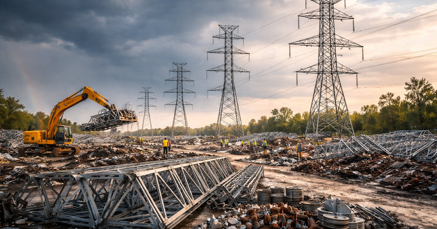 Storm-Hardened Transmission Towers: Reuse and Recycling | TDC Ventures