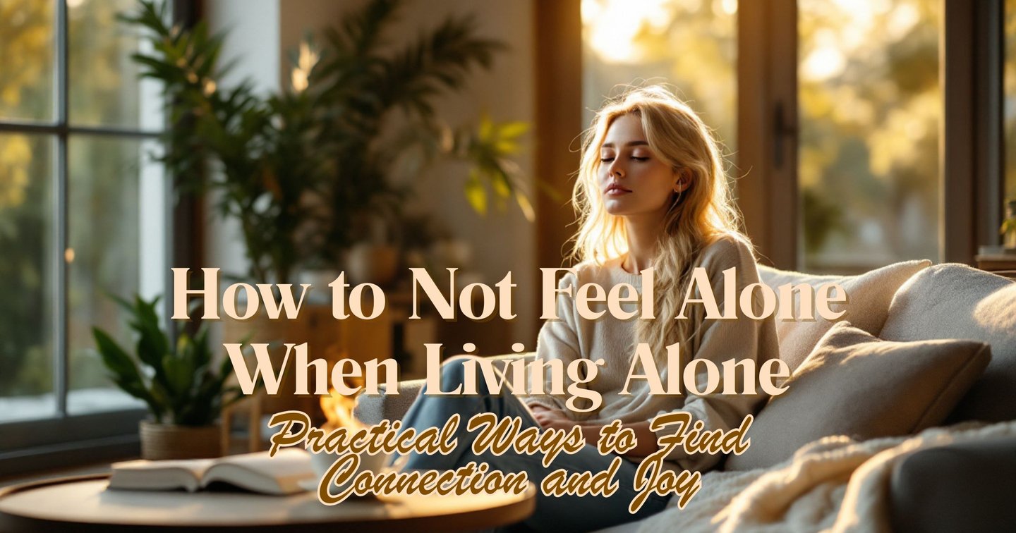 How to Not Feel Alone When Living Alone Practical Ways to Find