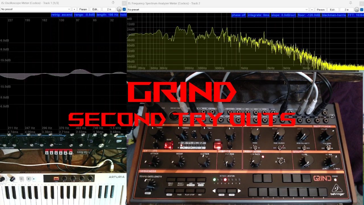 Behringer Grind First Try Out Patches | TailBiterz